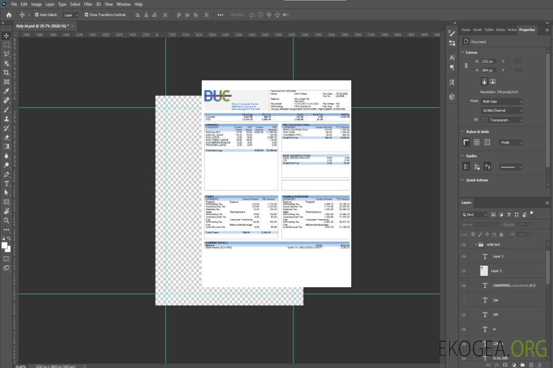 Talon de salaire d'une entreprise éducative du Dixon University Center aux États-Unis template Talon de salaire d'une entreprise éducative du Dixon University Center aux États-Unis template